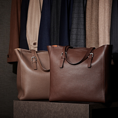 TAURILLON LEATHER BUSINESS TOTE
