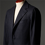Navy Stripe Flannel Suit